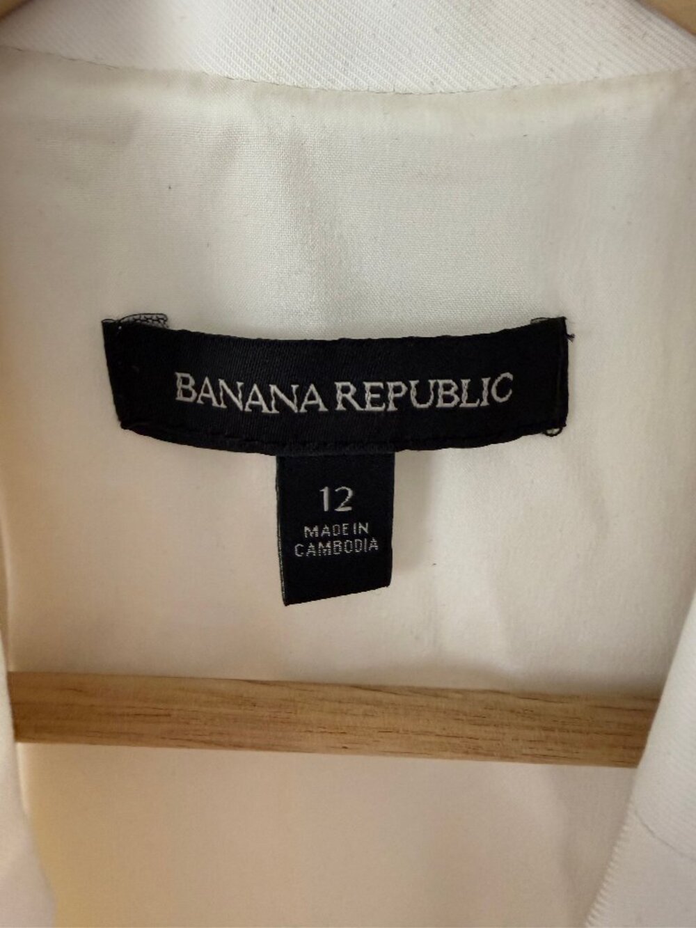 Banana Republic | White Maxi Sleeveless Summer Shirt Dress | Size 12 - Picture 5 of 9